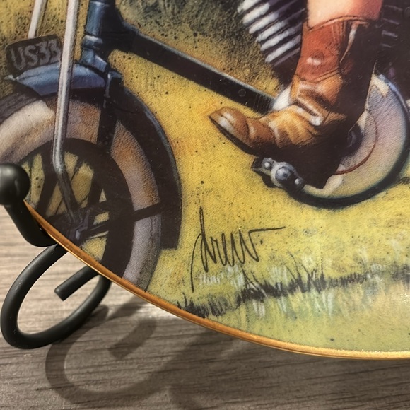 {Franklin Mint} Little Rascal Decorative Plate, "Hang On Tight" Limited Edition - Picture 2 of 4